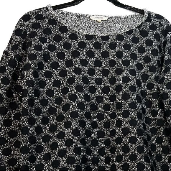 Madewell Women's Small Pullover sweater, Polka Dot Sweetheart neckline - Picture 4 of 6
